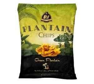 OLU OLU PLANTAIN CHIPS GREEN 60G X 24