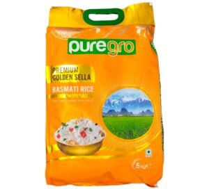 PUREGRO GOLDEN SELLA BASMATI RICE 5KG