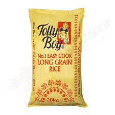 TOLLY BOY EASYCOOK RICE 20KG