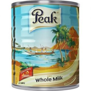 PEAK MILK POWDER 2.5KG X 6