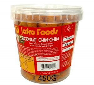 JAFRO CHIN CHIN COCONUT 450G X 12