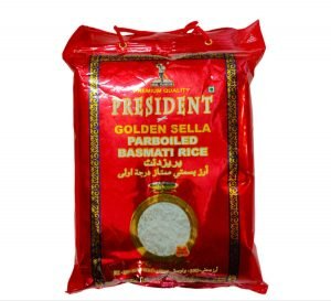 PRESIDENT GOLDEN SELLA BASMATI RICE 5KG